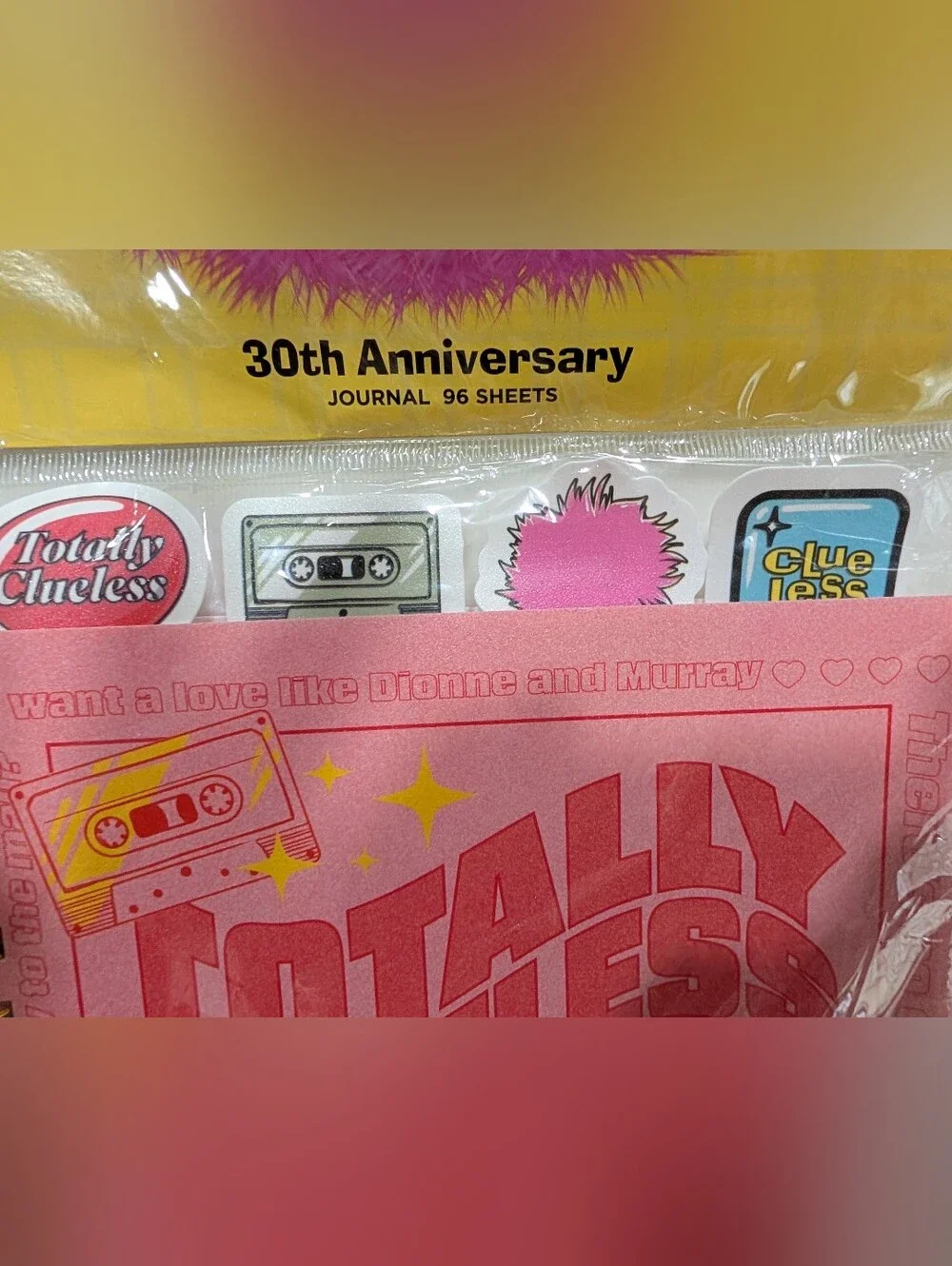 CLUELESS Pink Spiral Notebook - 30th Anniversary